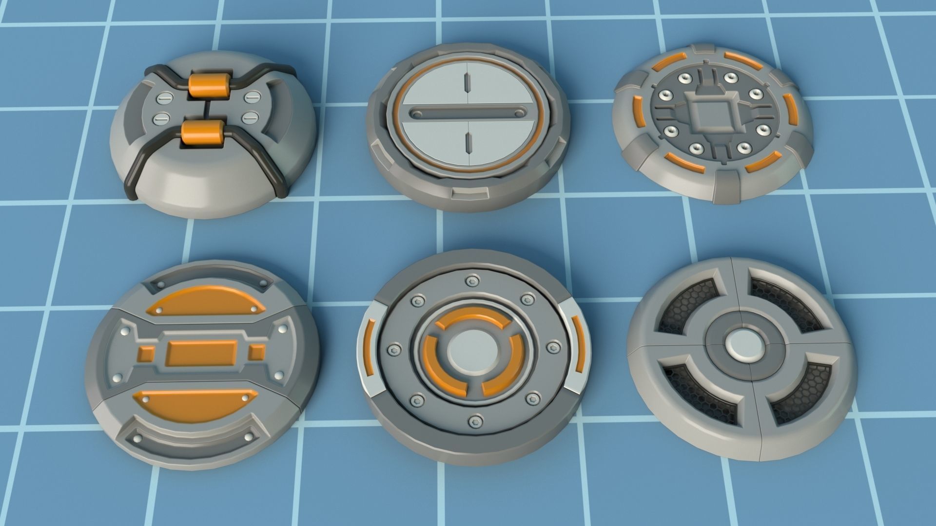 Industrial Kitbash - 12 - 100 pieces 3D model_15