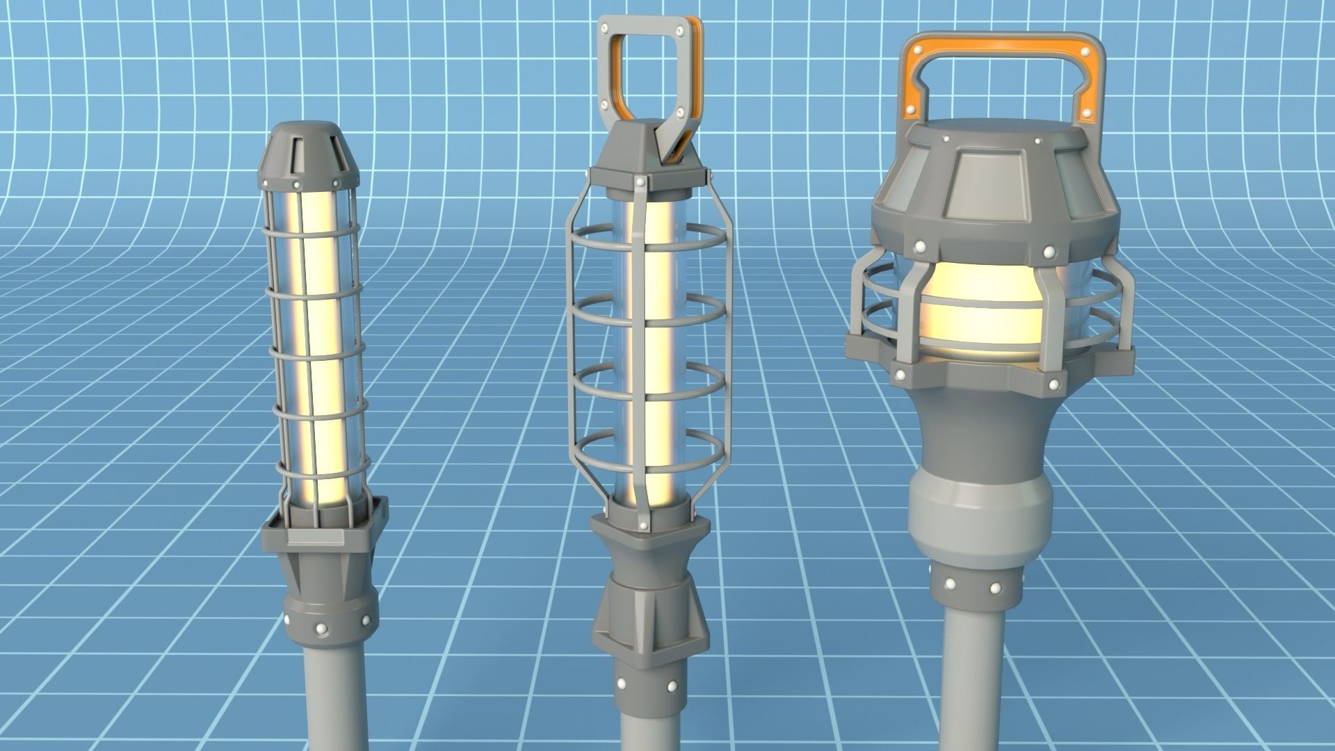 Industrial Kitbash - 12 - 100 pieces 3D model_3