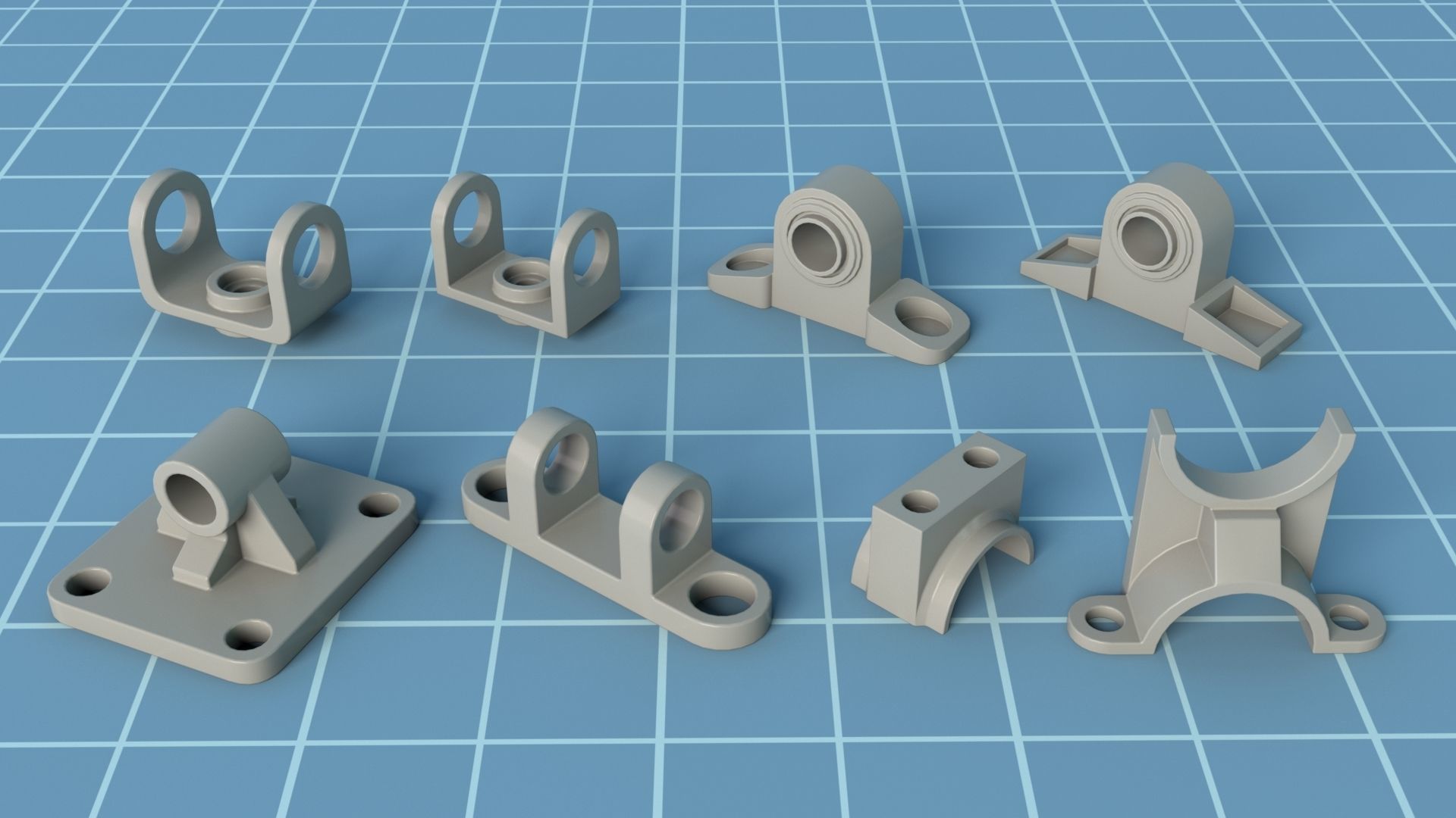 Industrial Kitbash - 12 - 100 pieces 3D model_21