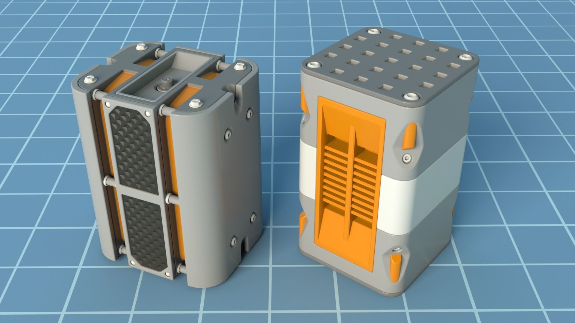 Industrial Kitbash - 12 - 100 pieces 3D model_4