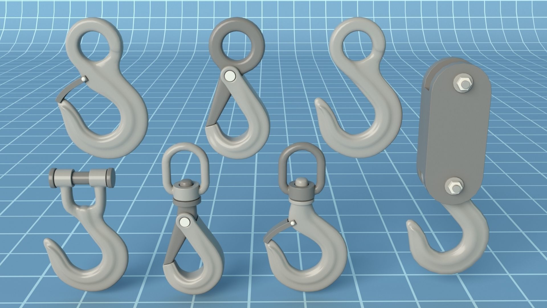 Industrial Kitbash - 12 - 100 pieces 3D model_11