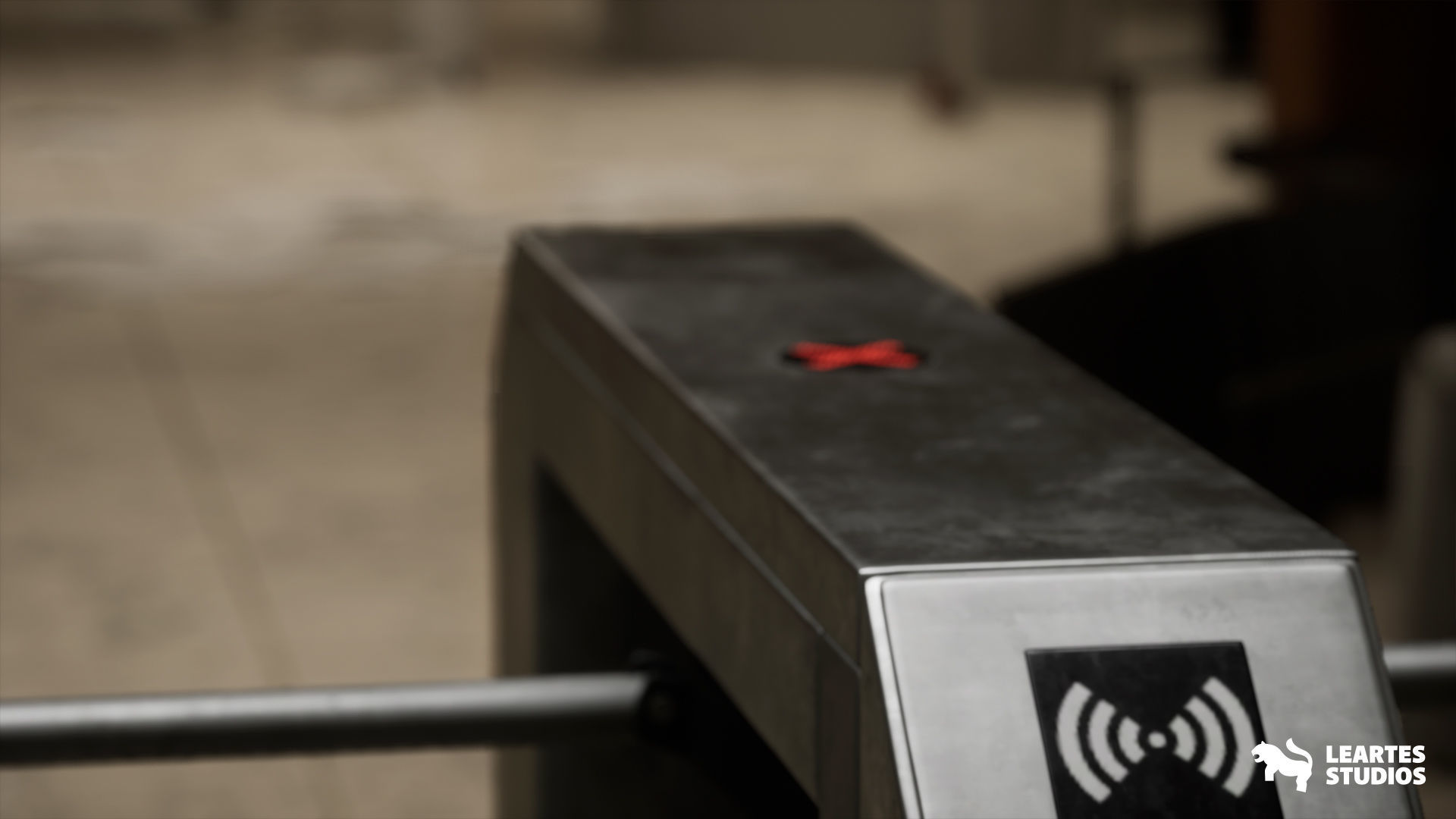 Office Corridor Environment Low-poly 3D model_13