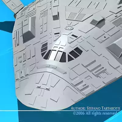 Sci-fi space shuttle