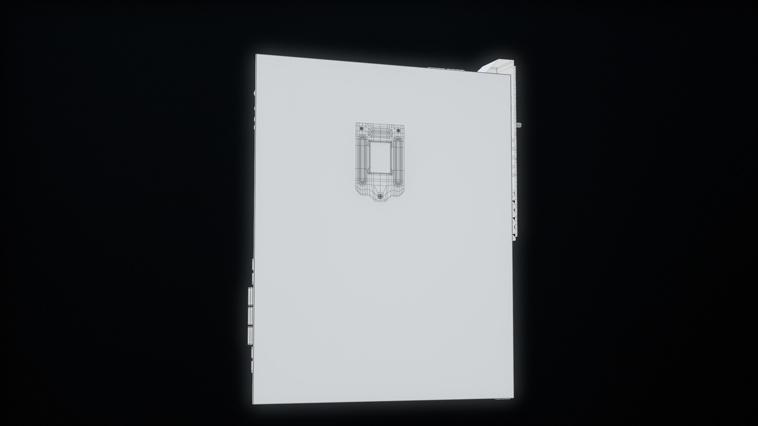 PC Gaming Modern Motherboard PBR Low-poly 3D model_47