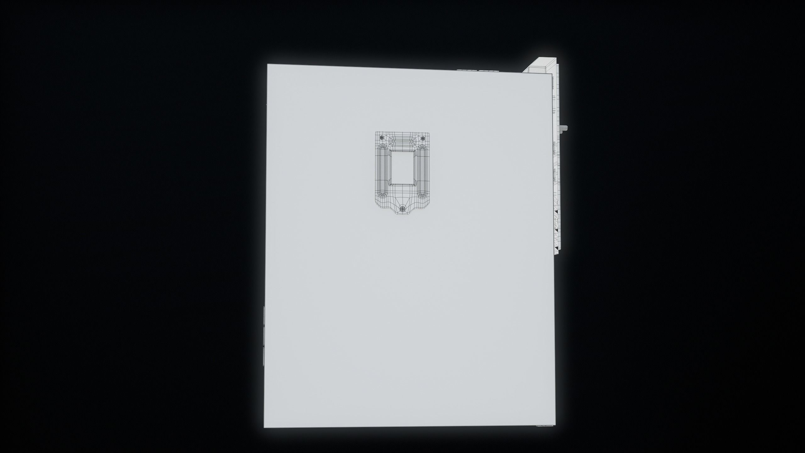 PC Gaming Modern Motherboard PBR Low-poly 3D model_46