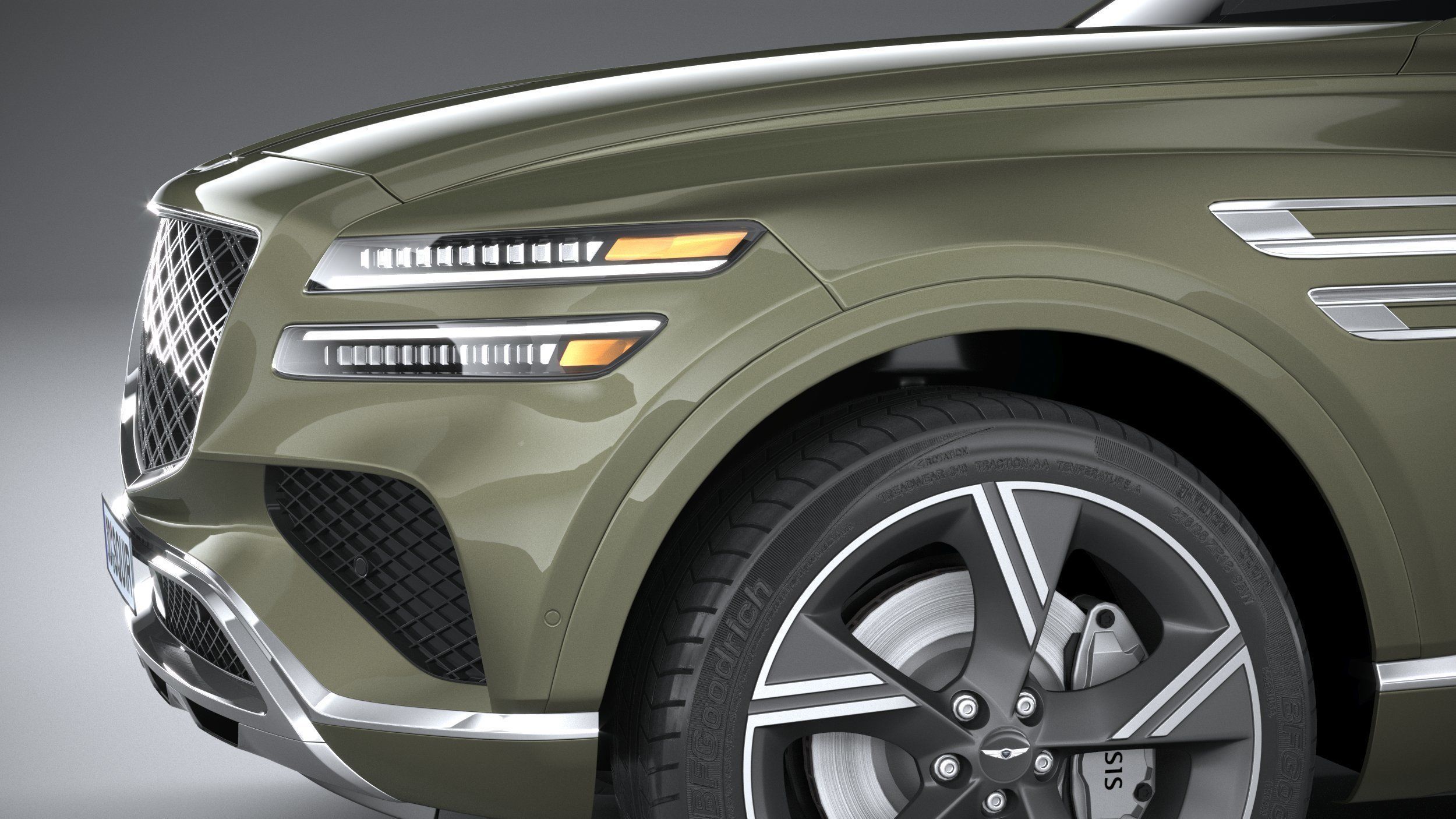 Genesis GV80 2025 3D model_3