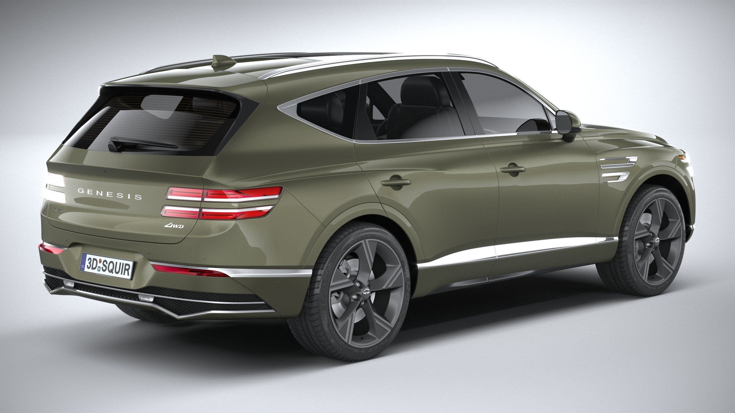 Genesis GV80 2025 3D model_17