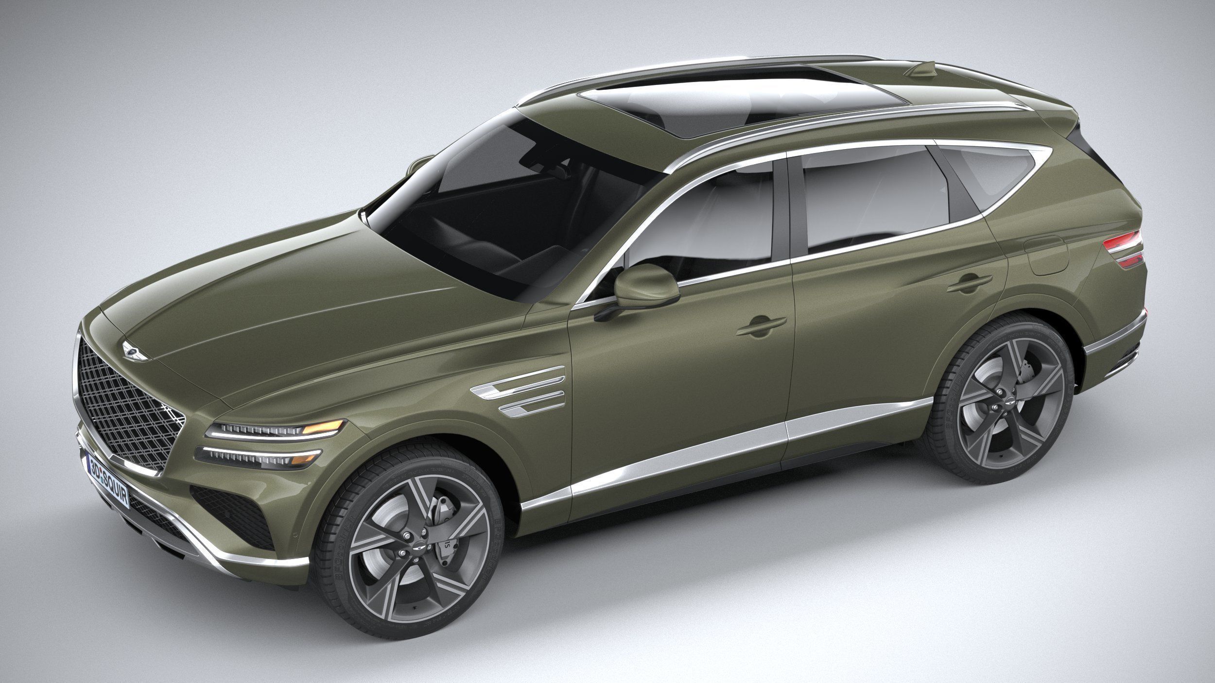Genesis GV80 2025 3D model_7