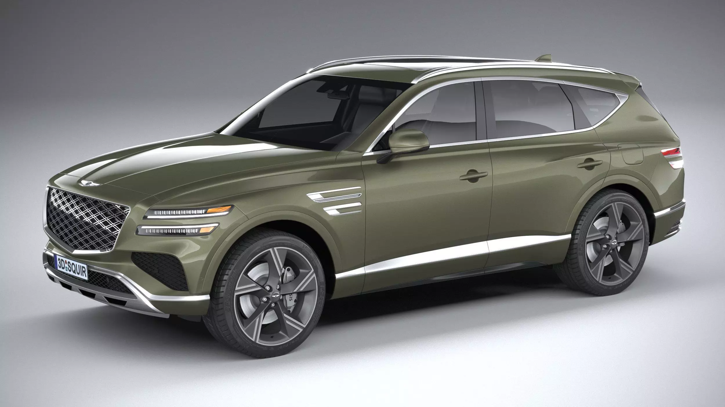 Genesis GV80 2025 3D model_0