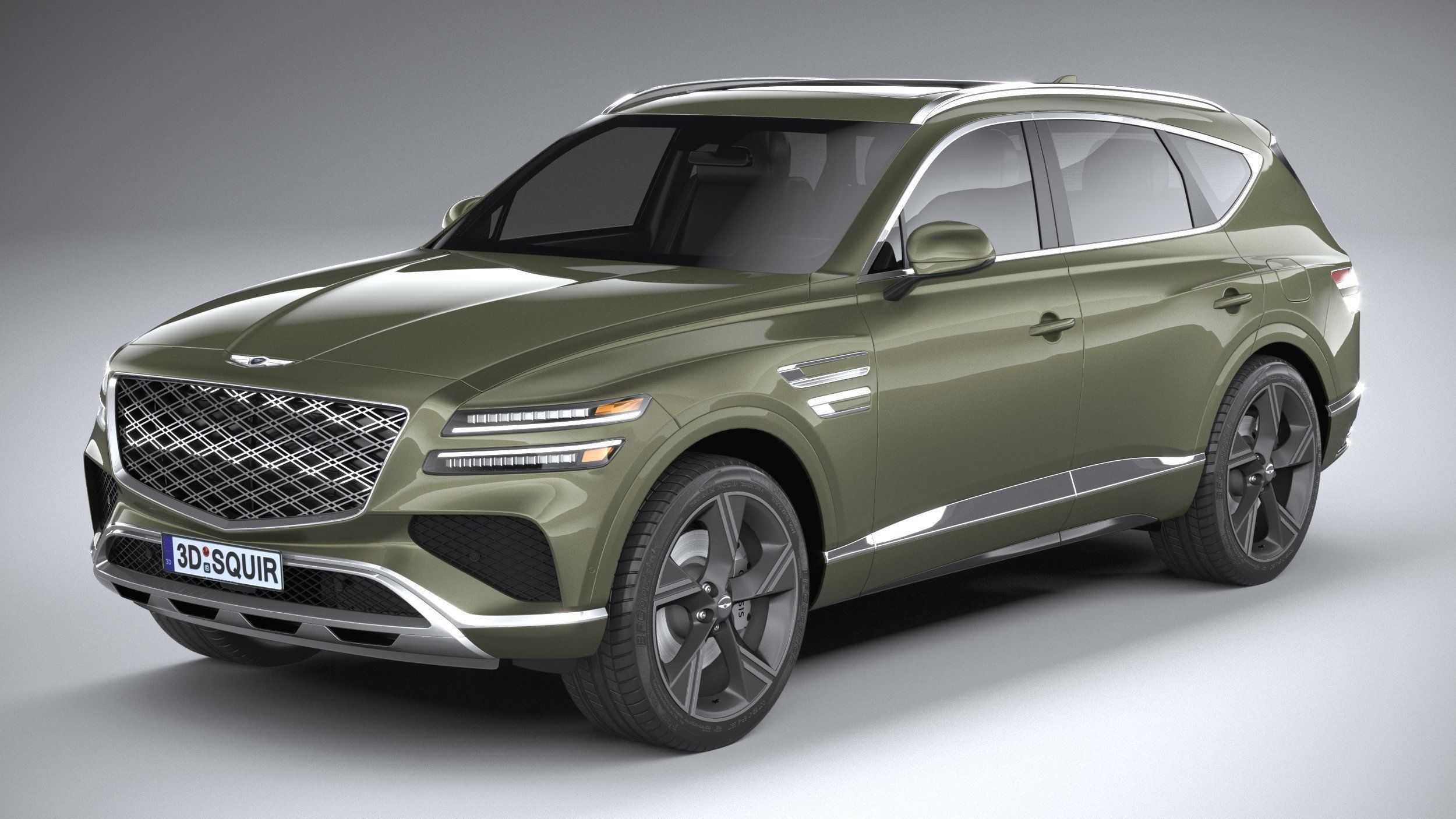 Genesis GV80 2025 3D model_1