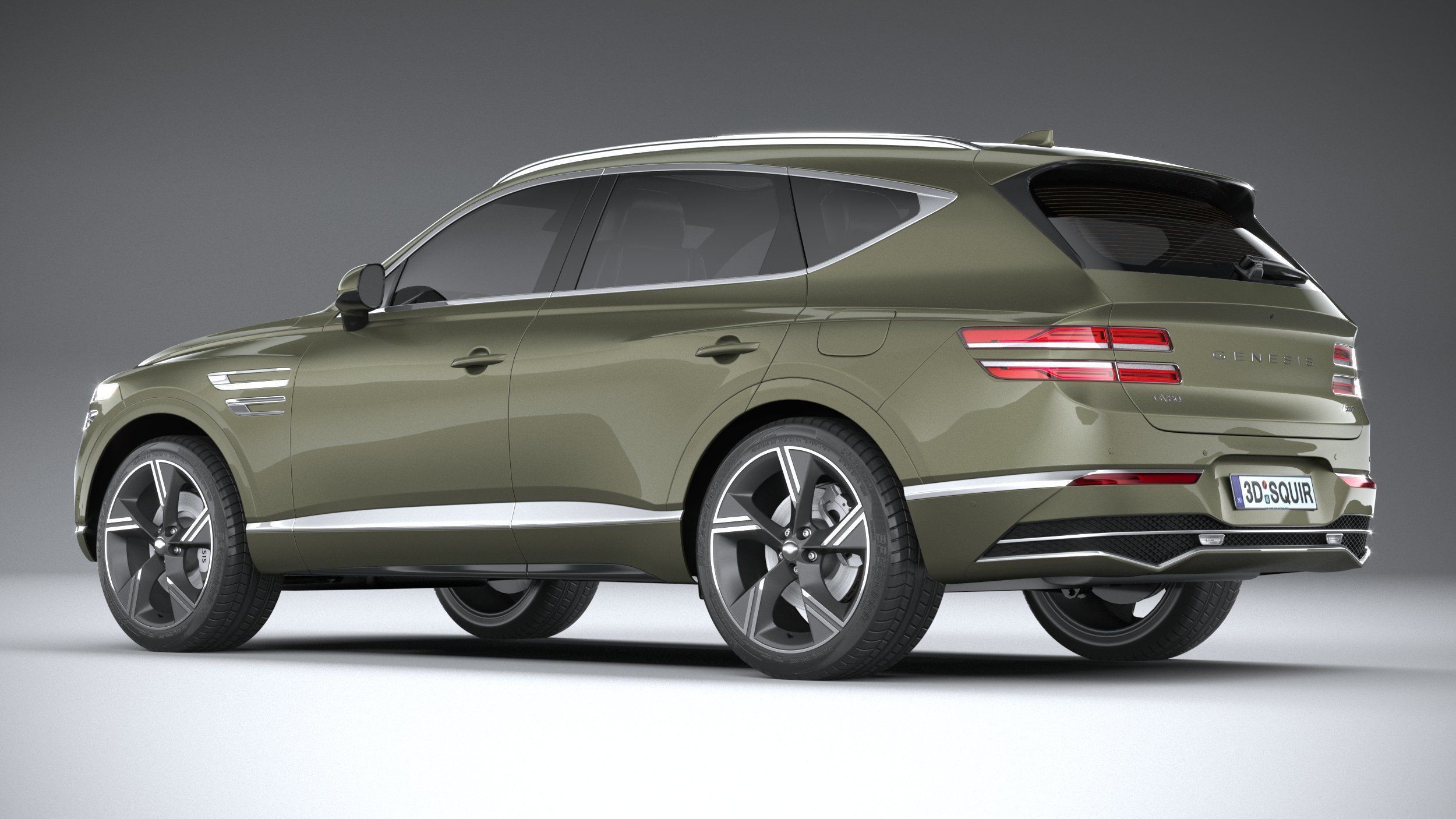 Genesis GV80 2025 3D model_5