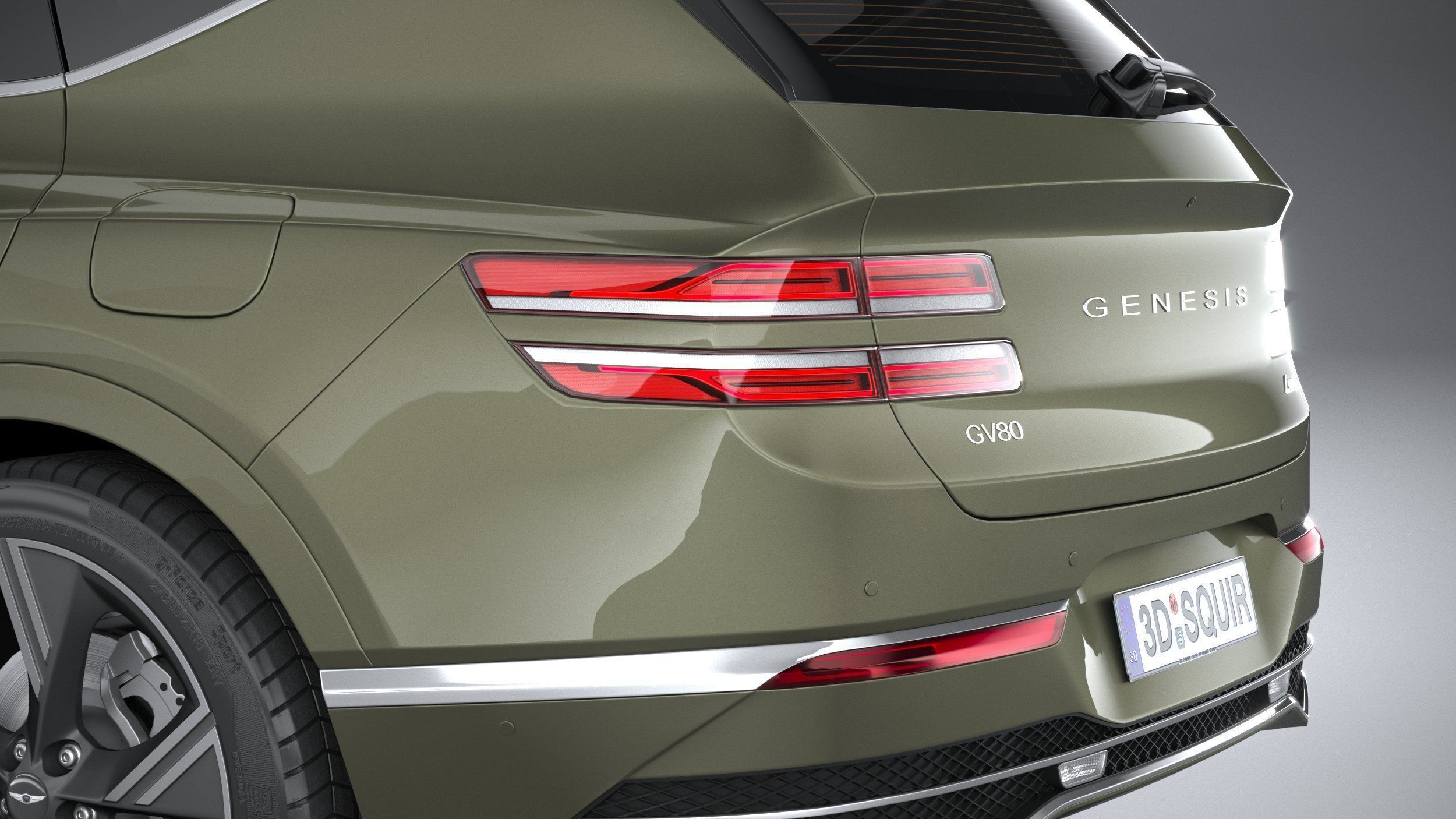 Genesis GV80 2025 3D model_6