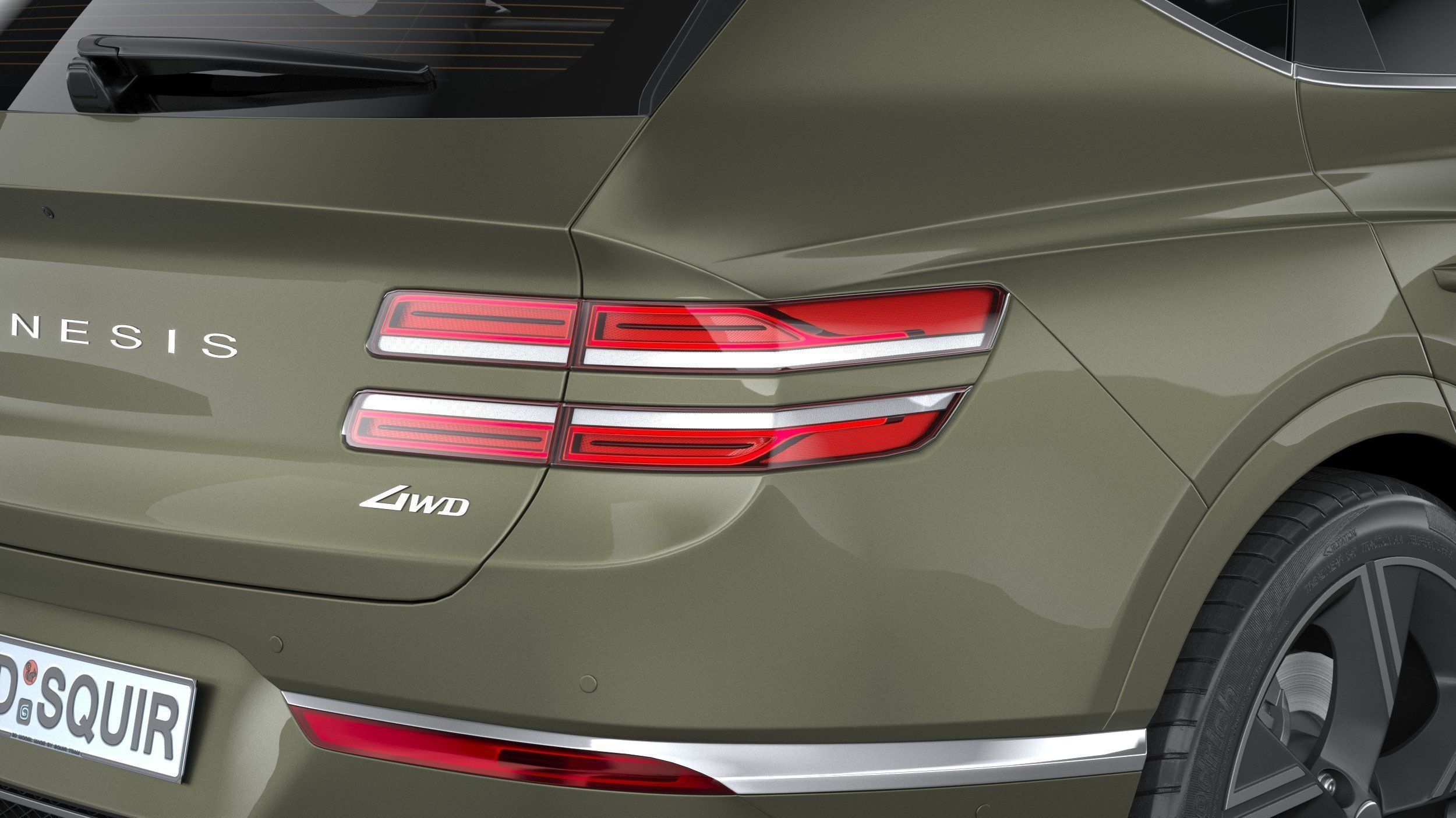 Genesis GV80 2025 3D model_18