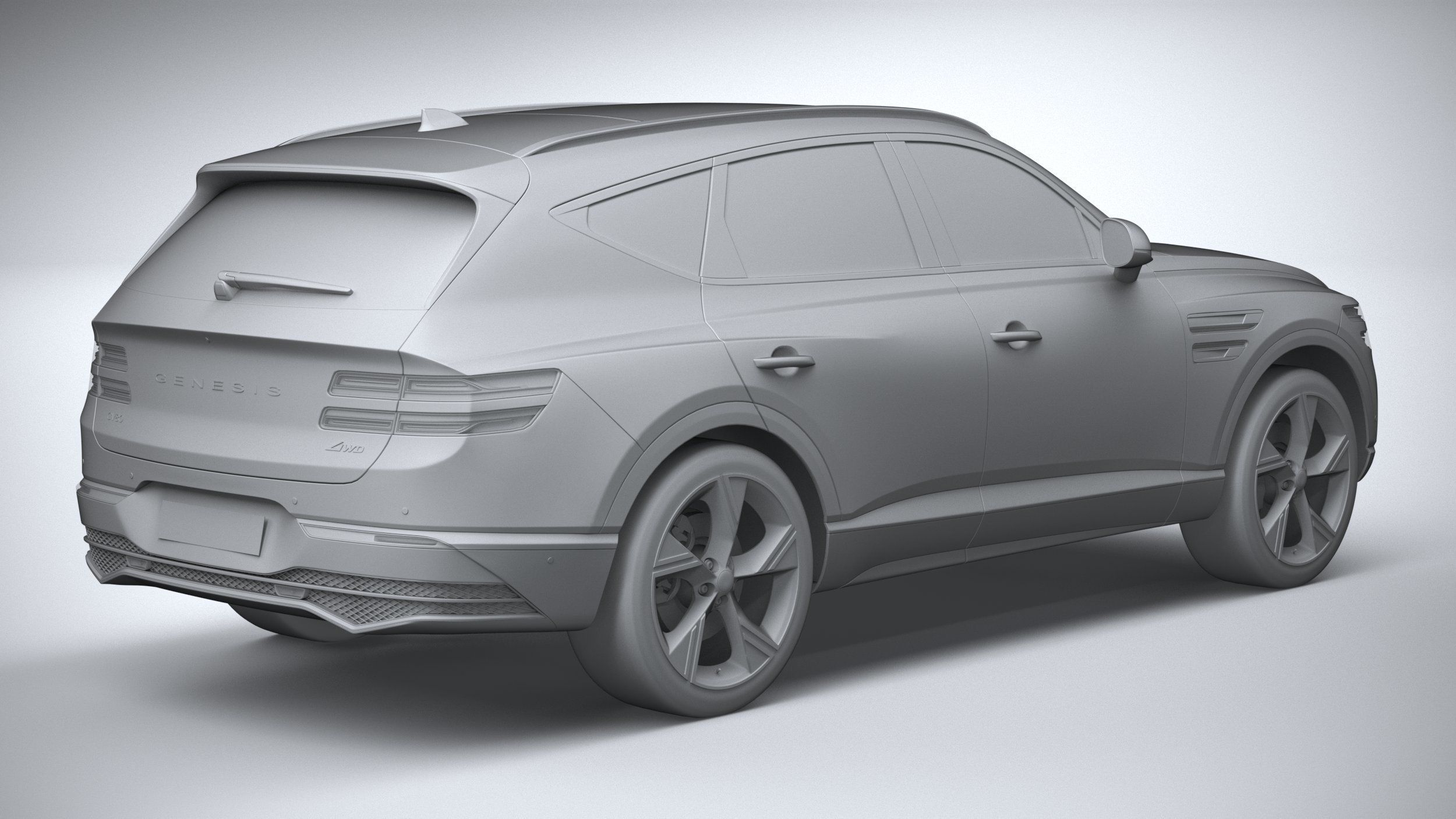 Genesis GV80 2025 3D model_25