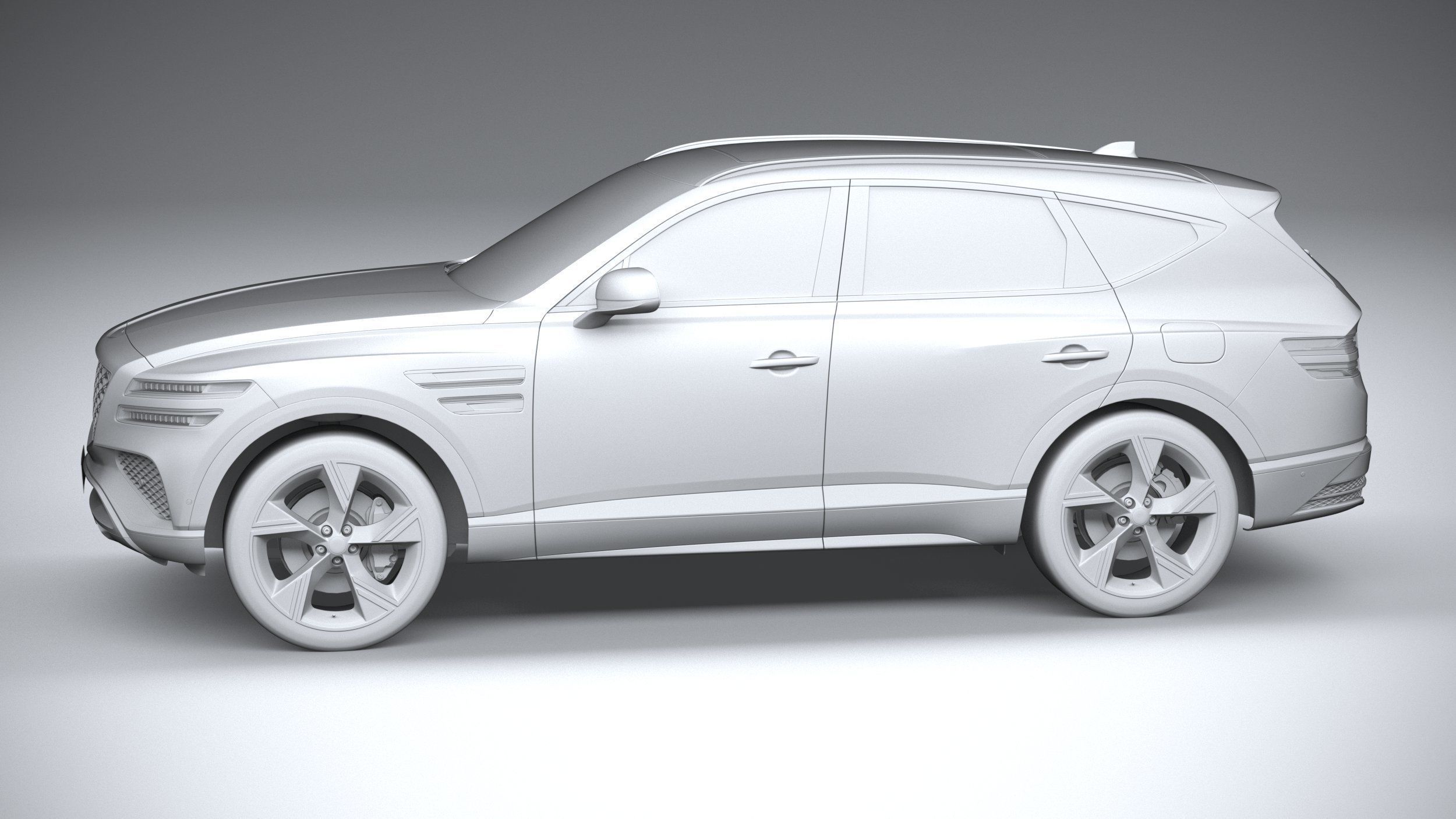 Genesis GV80 2025 3D model_22