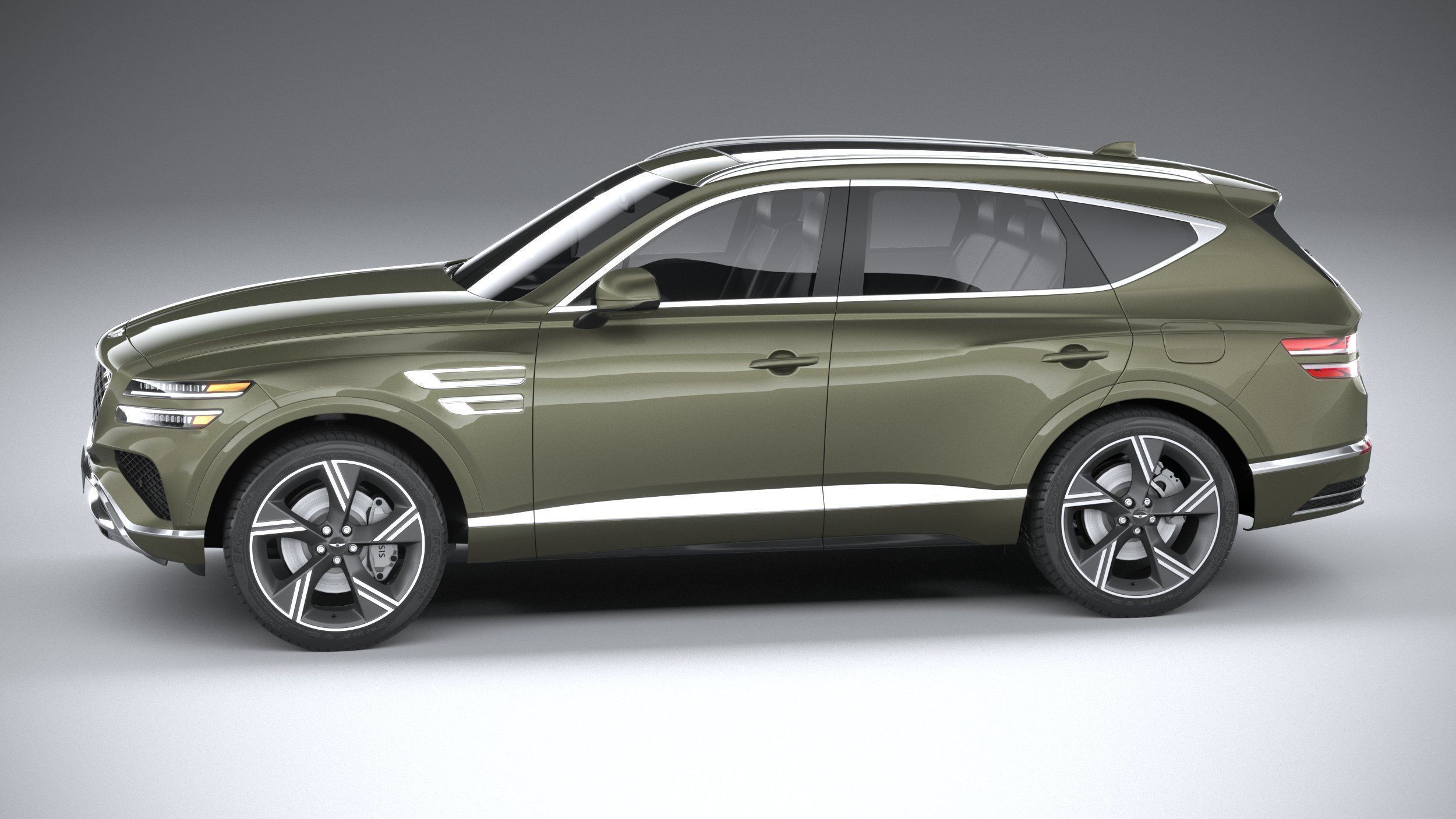 Genesis GV80 2025 3D model_8