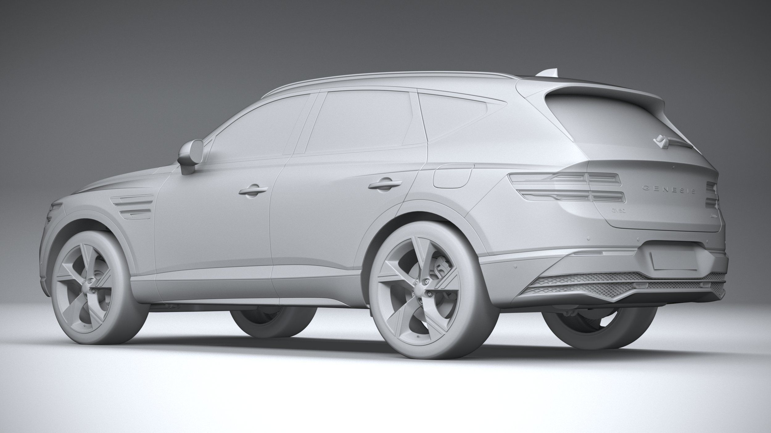 Genesis GV80 2025 3D model_21