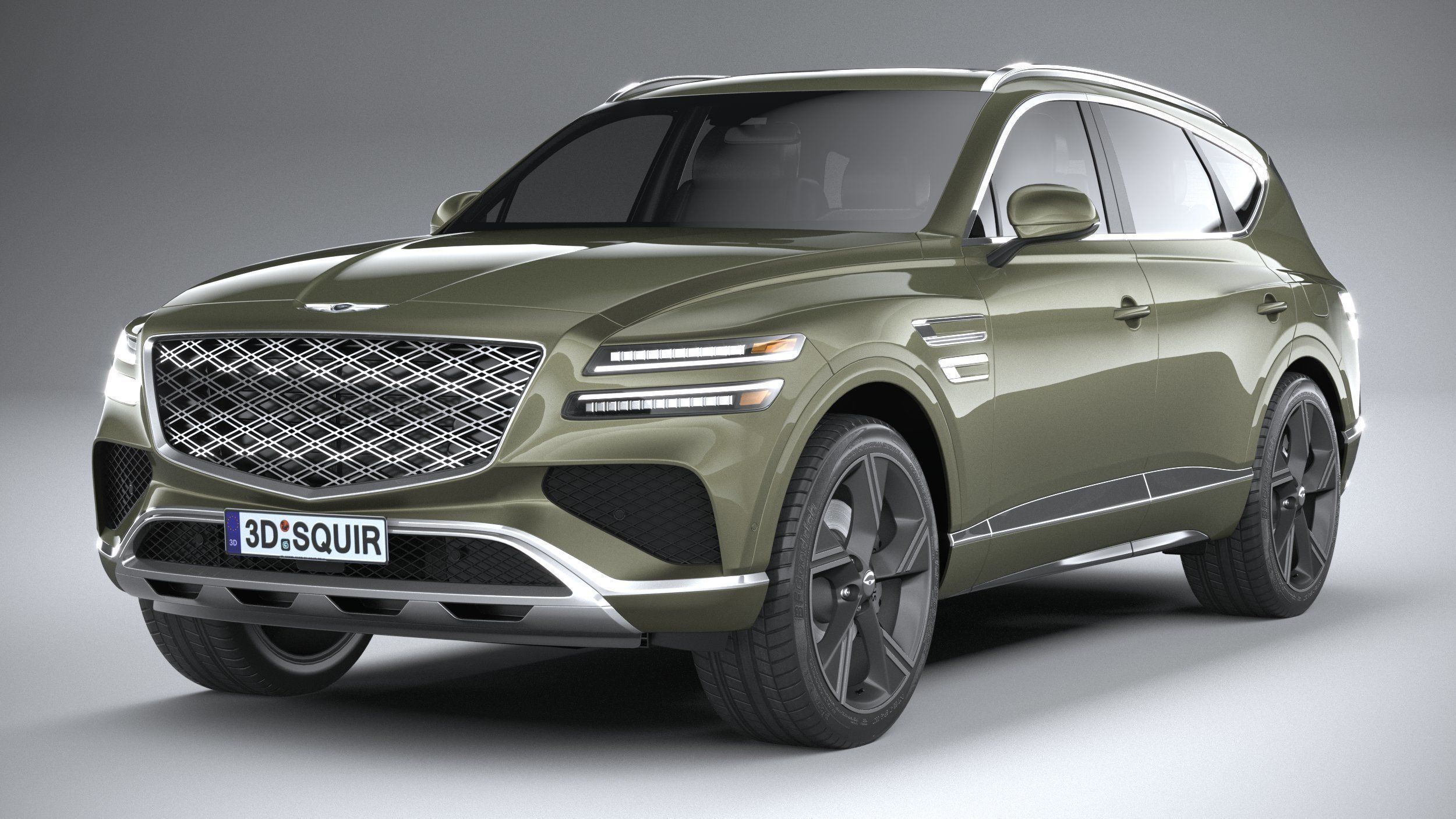 Genesis GV80 2025 3D model_2
