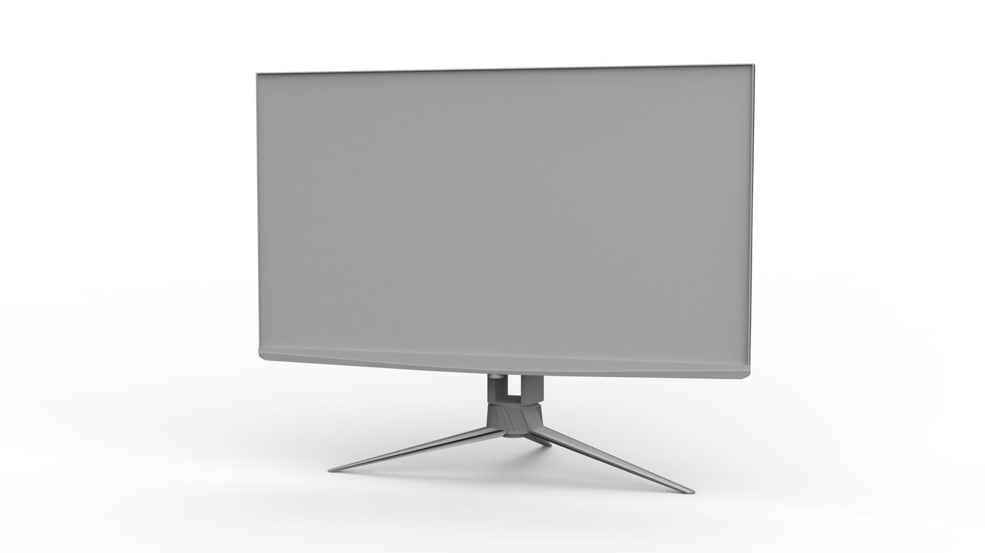 gaming monitor 3D model_6