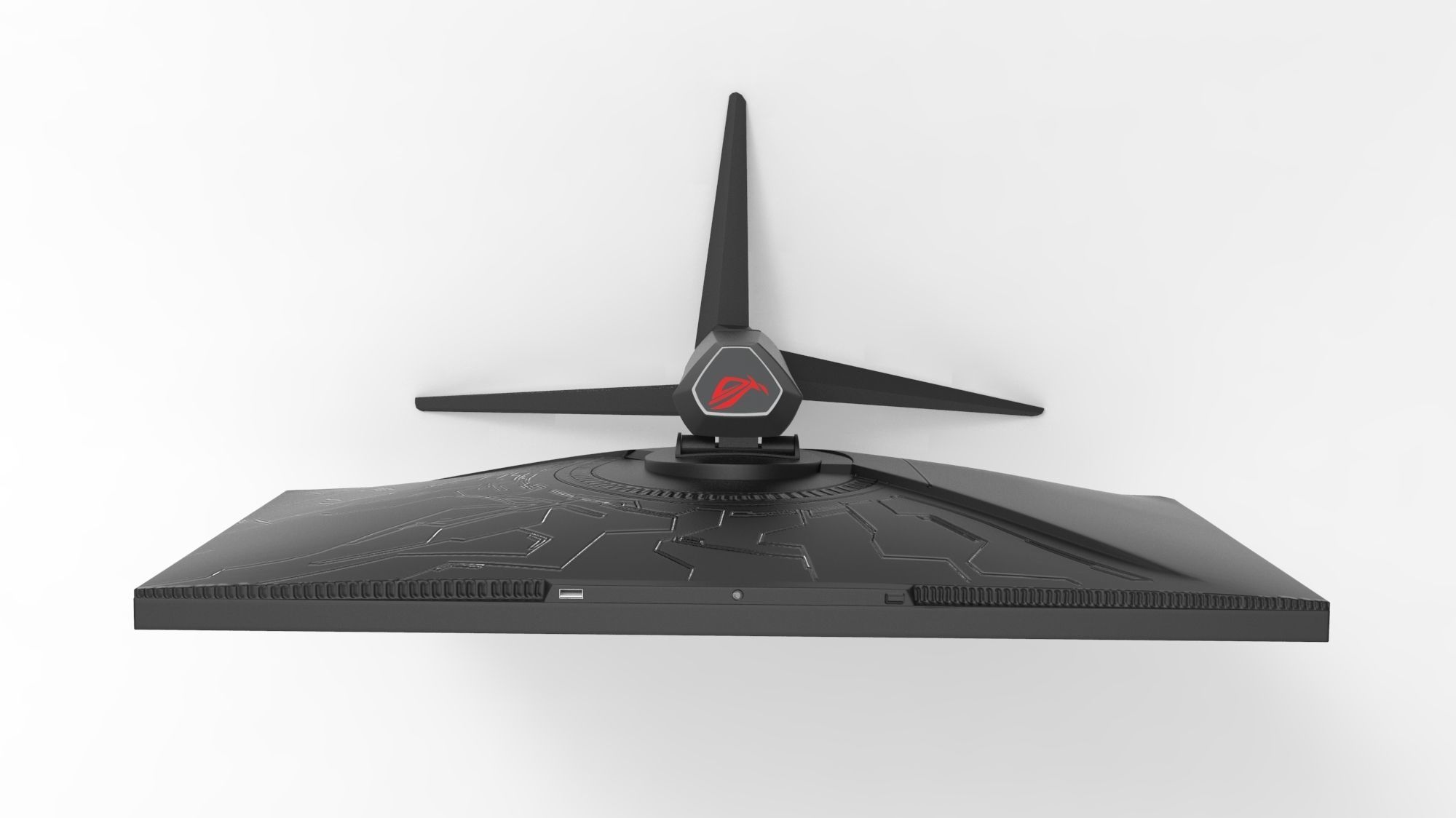 gaming monitor 3D model_4