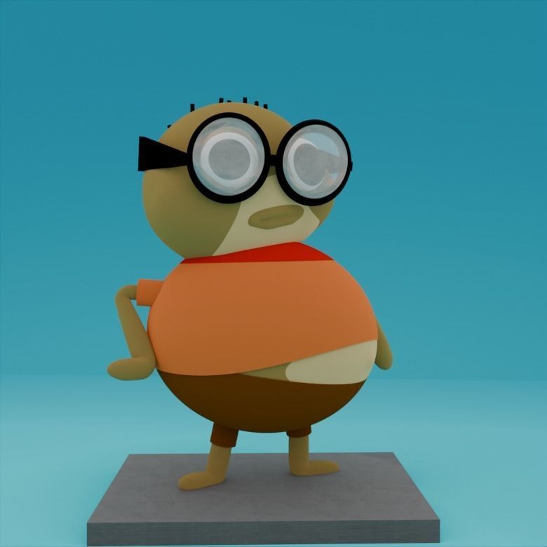 12 figures for 3D print of characters SpongeBob SquarePants 3D print model_5