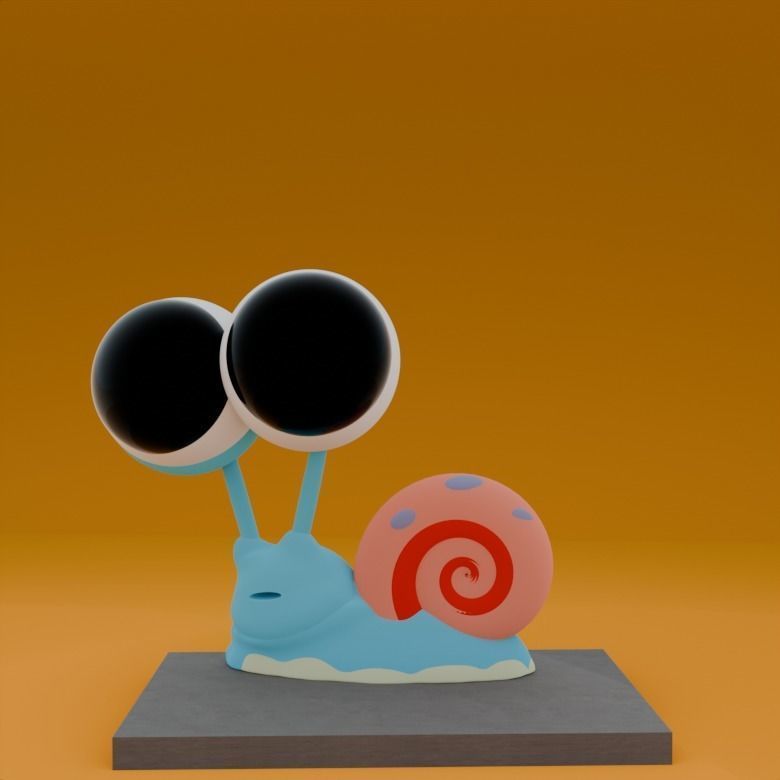 12 figures for 3D print of characters SpongeBob SquarePants 3D print model_2