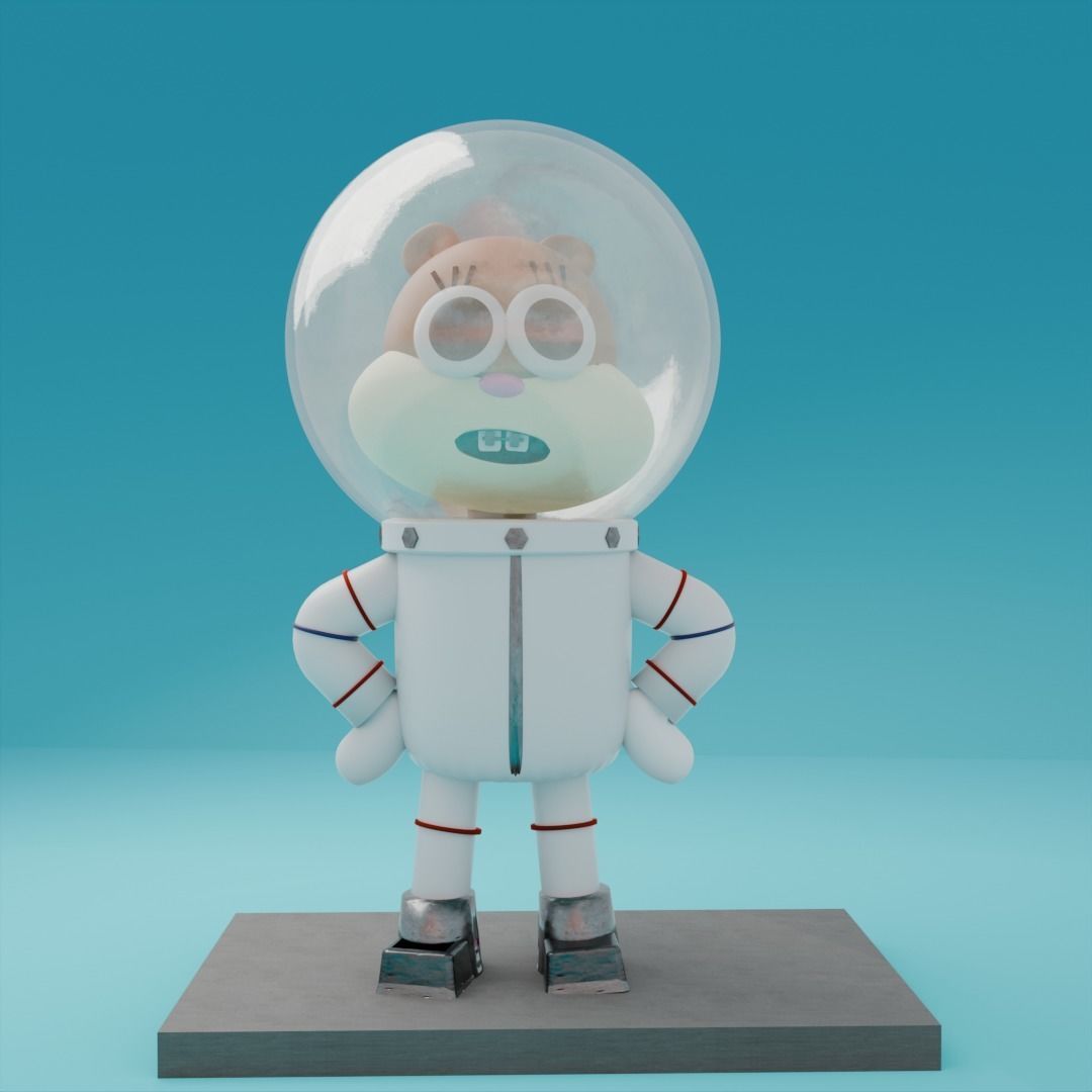 12 figures for 3D print of characters SpongeBob SquarePants 3D print model_10