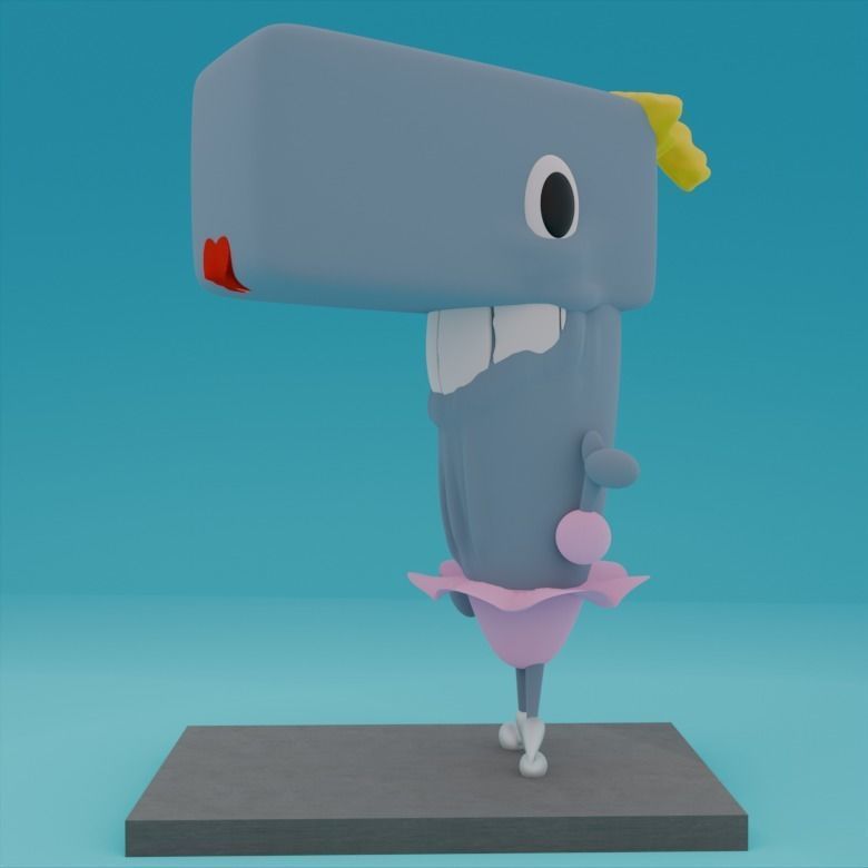 12 figures for 3D print of characters SpongeBob SquarePants 3D print model_7