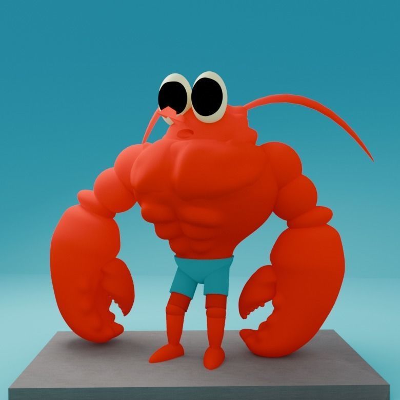 12 figures for 3D print of characters SpongeBob SquarePants 3D print model_3