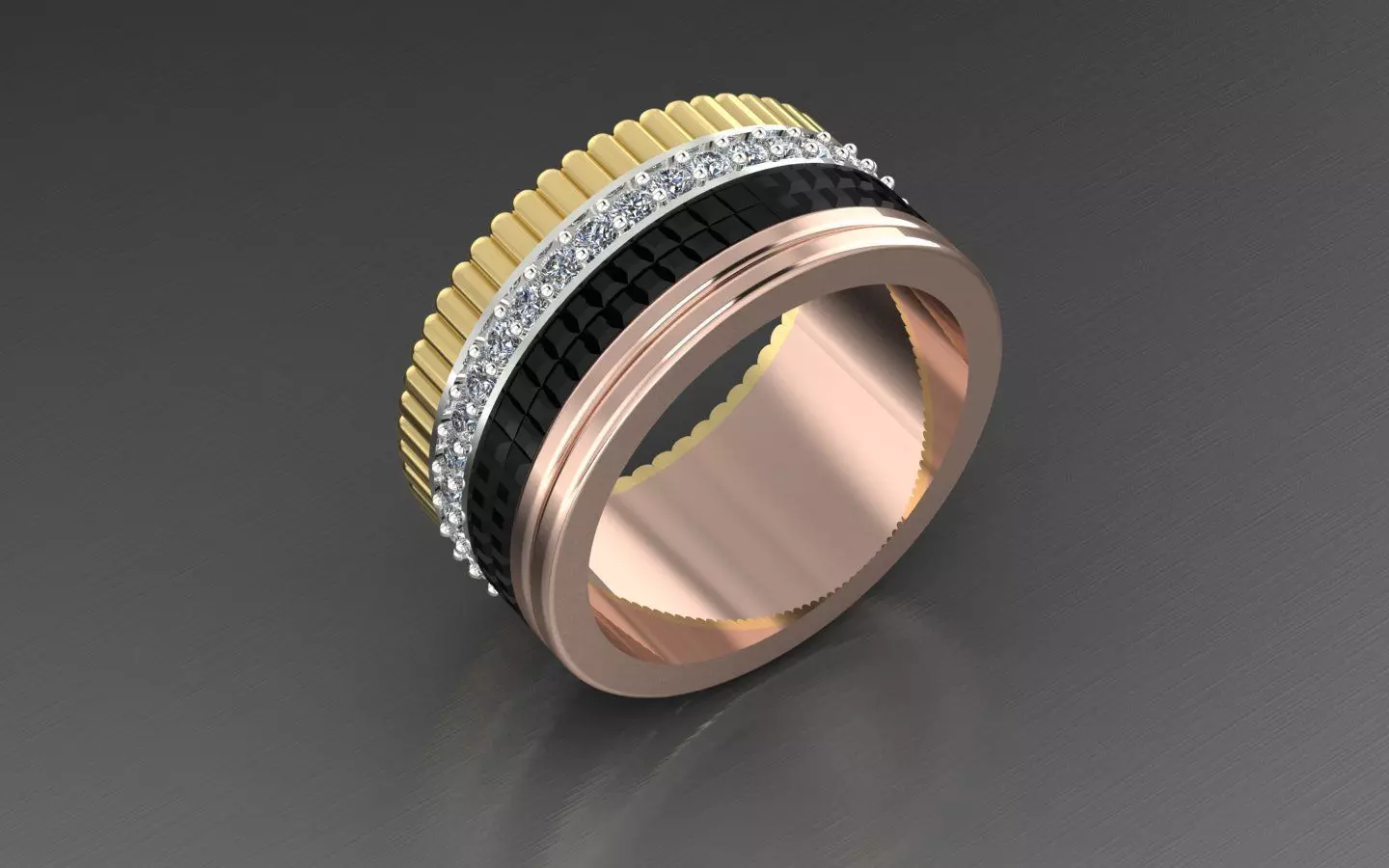 ring boucheron  3D print model_0