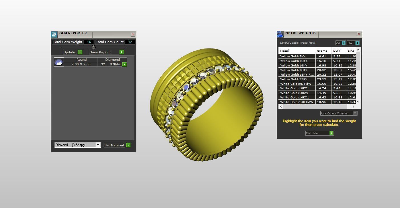 ring boucheron  3D print model_4