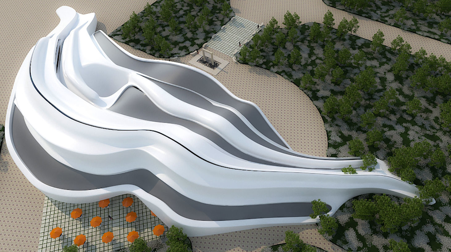 Parametric Building 3D model_1