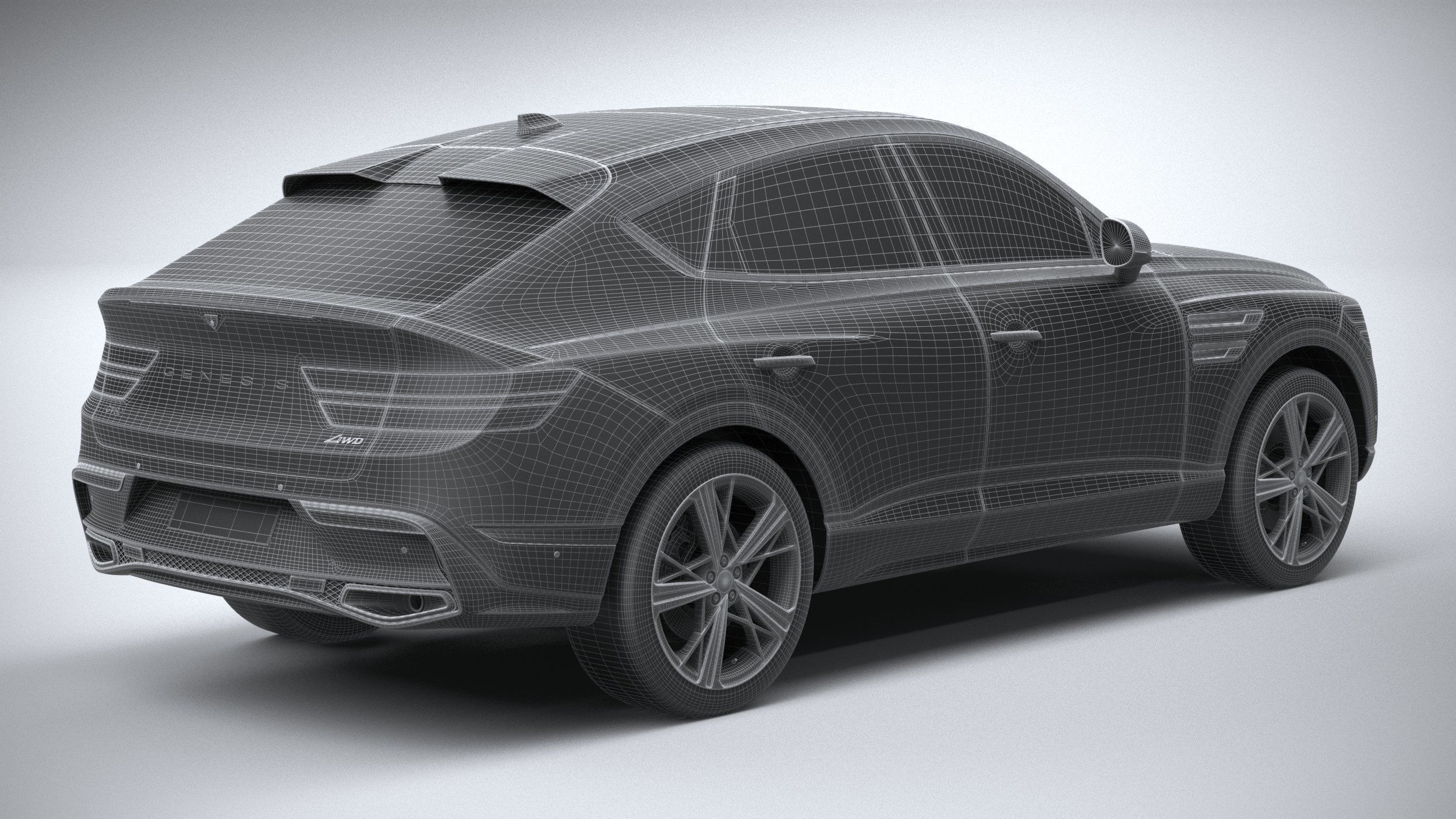 Genesis GV80 Coupe 2025 3D model_27