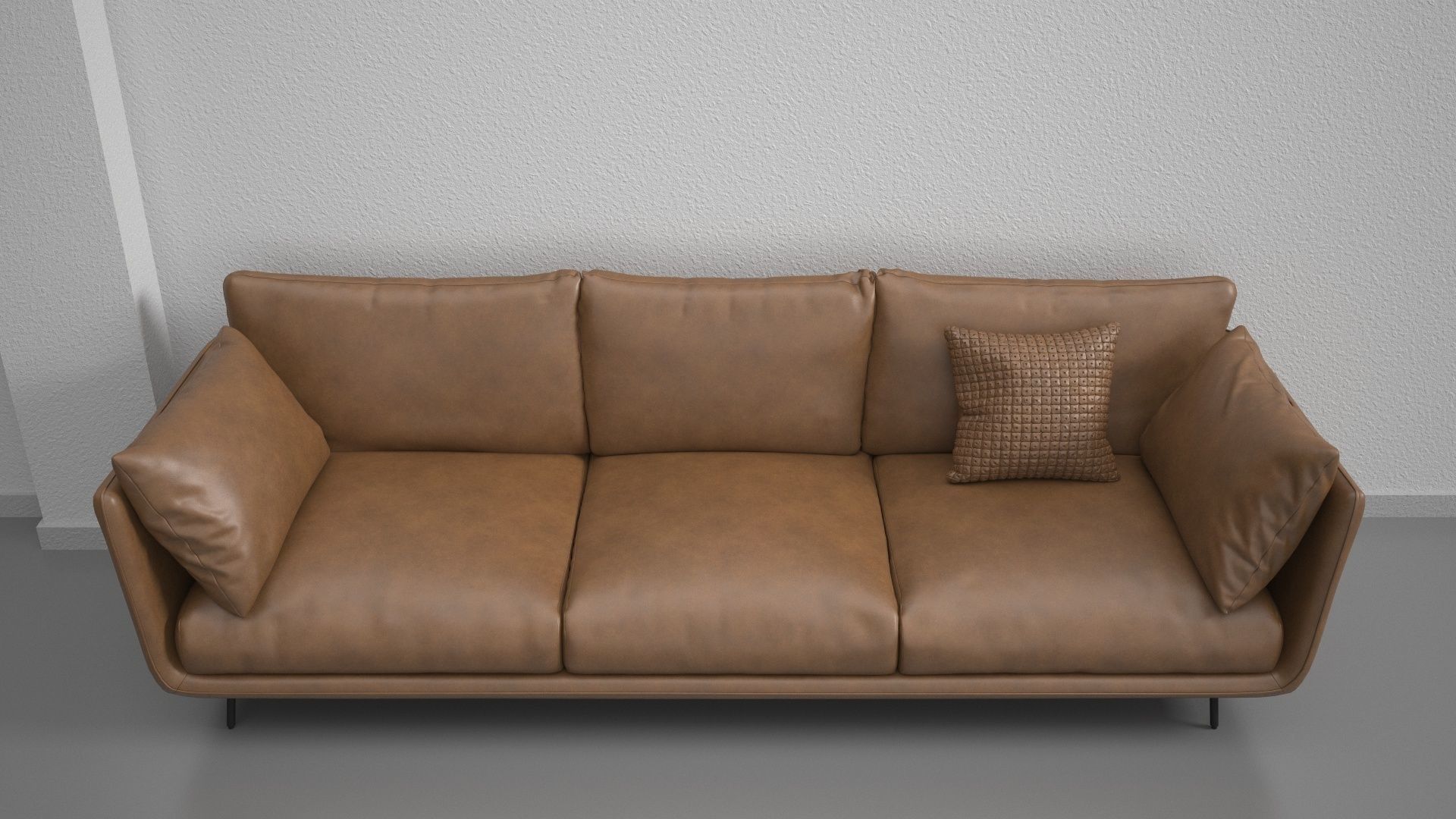Leather Sofa  3D model_7
