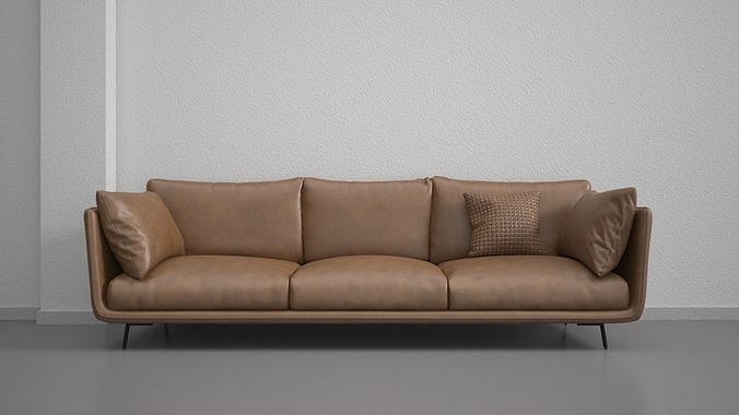 Leather Sofa  3D model