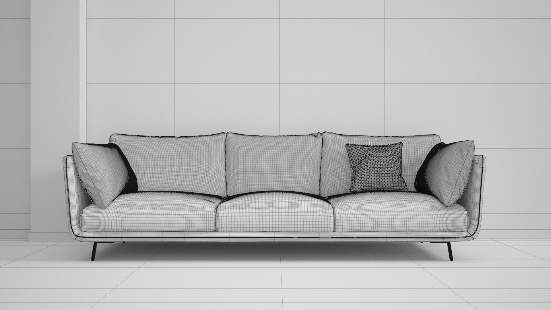 Leather Sofa  3D model_1