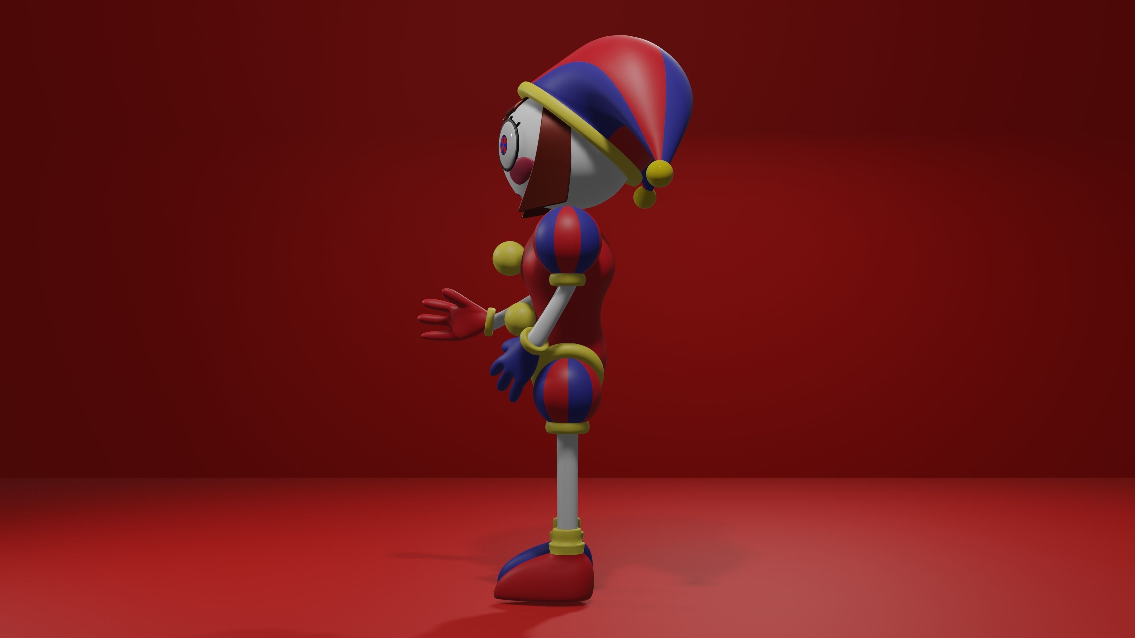 THE AMAZING DIGITAL CIRCUS SET1 for Painting 3D print model_17
