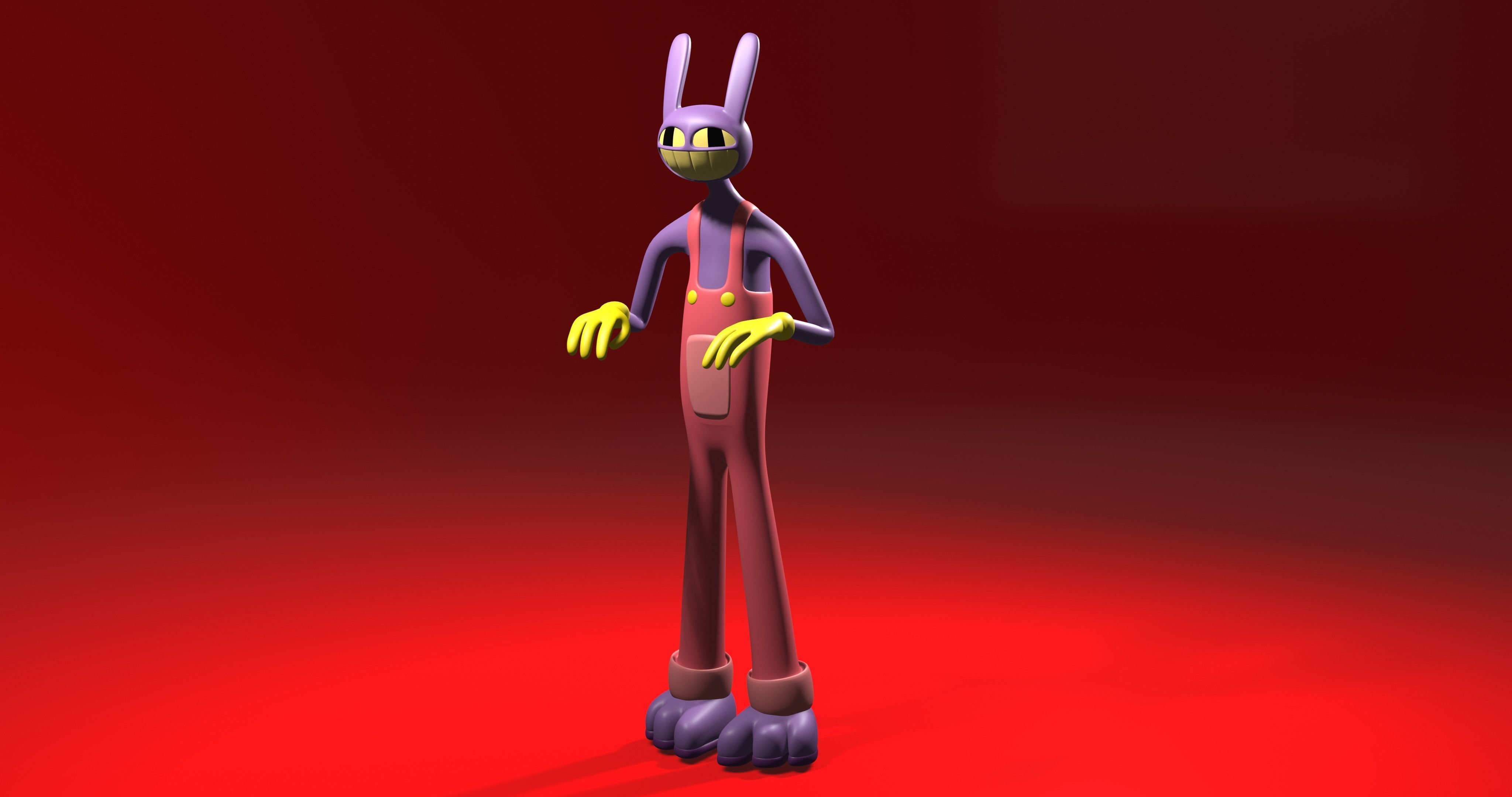 THE AMAZING DIGITAL CIRCUS SET1 for Painting 3D print model_13