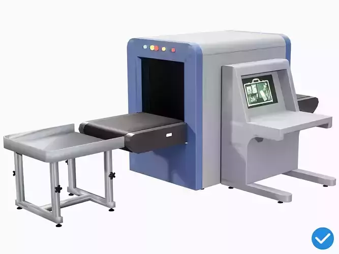 Airport Luggage Baggage X-Ray Scanner PBR