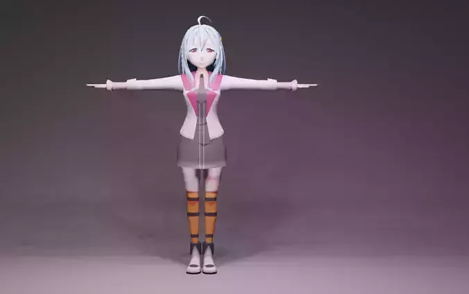 Anime Character - GTA Saya 3D model
