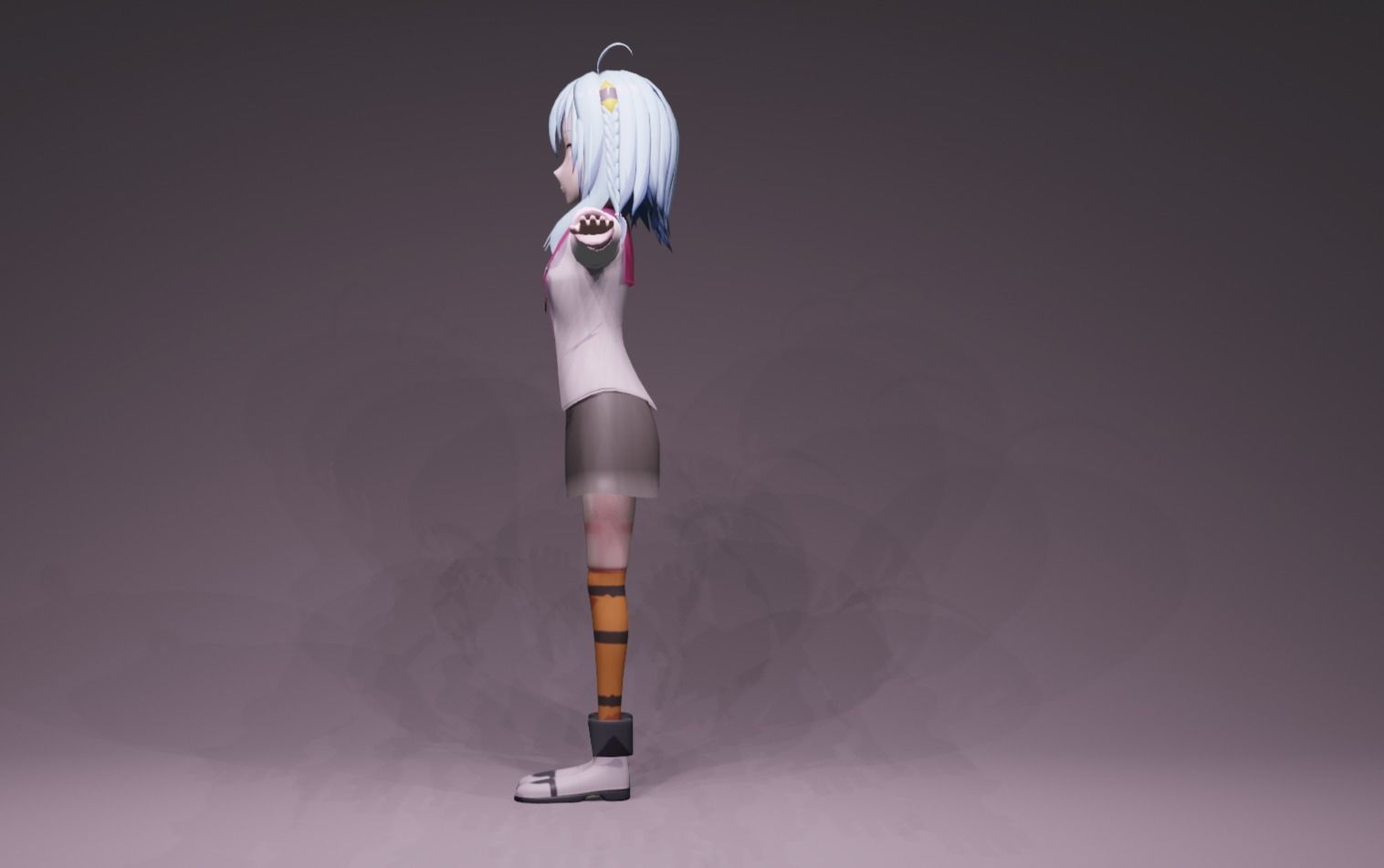 Anime Character - GTA Saya 3D model_6