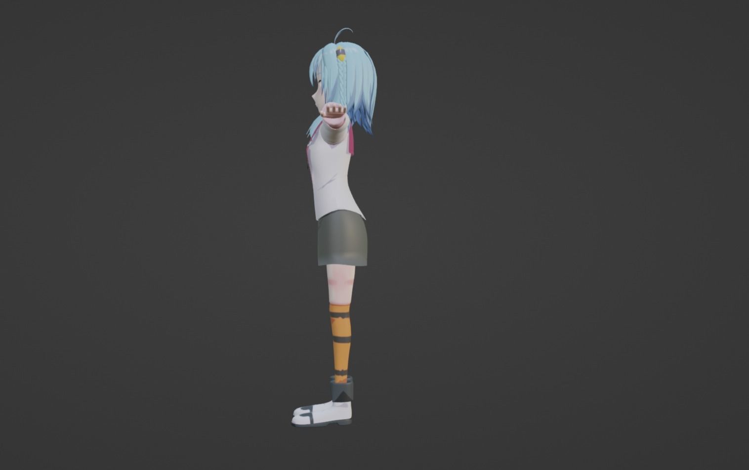 Anime Character - GTA Saya 3D model_11