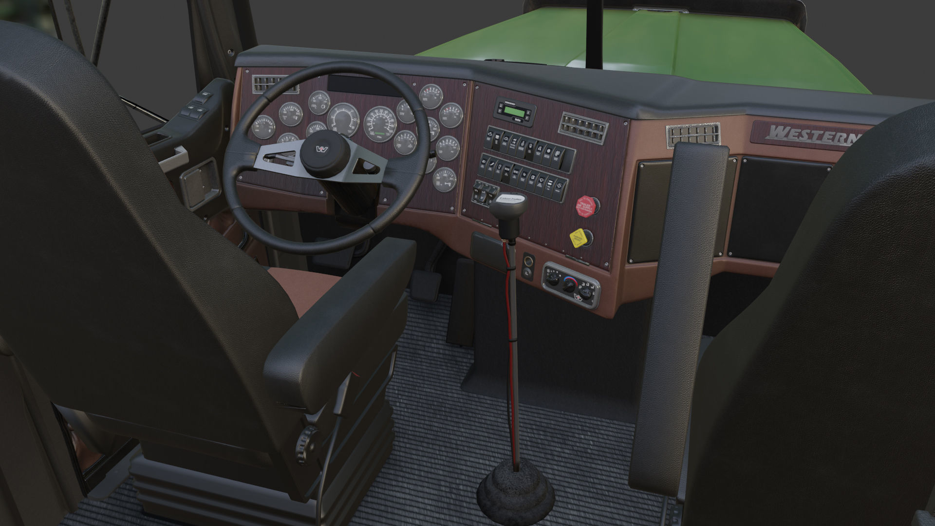 Western Star 4900 EX Semi Truck 3D model_23