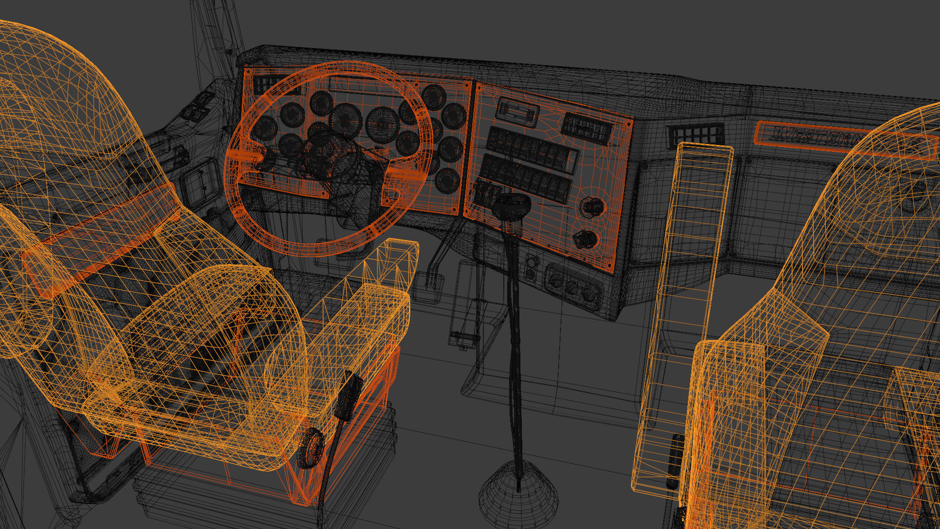Western Star 4900 EX Semi Truck 3D model_24