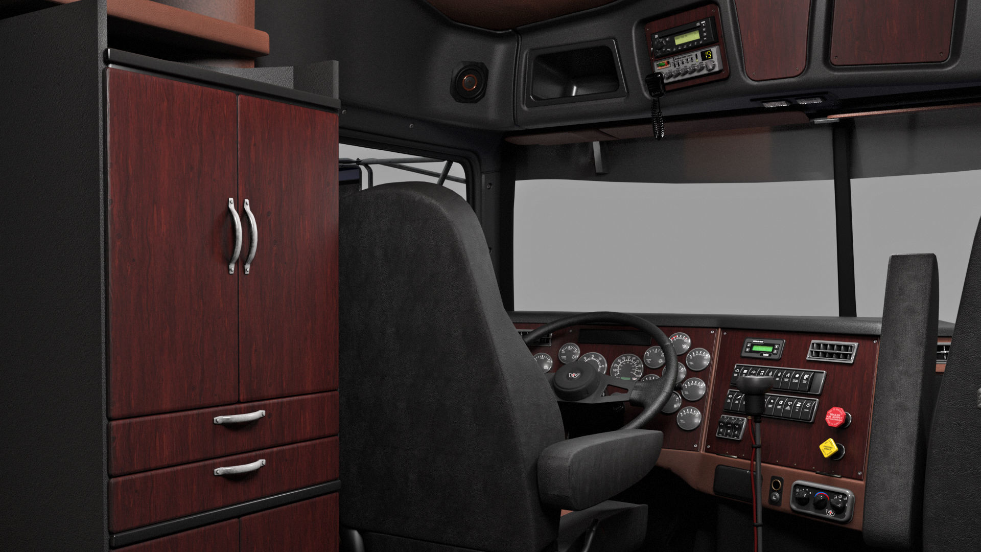 Western Star 4900 EX Semi Truck 3D model_5