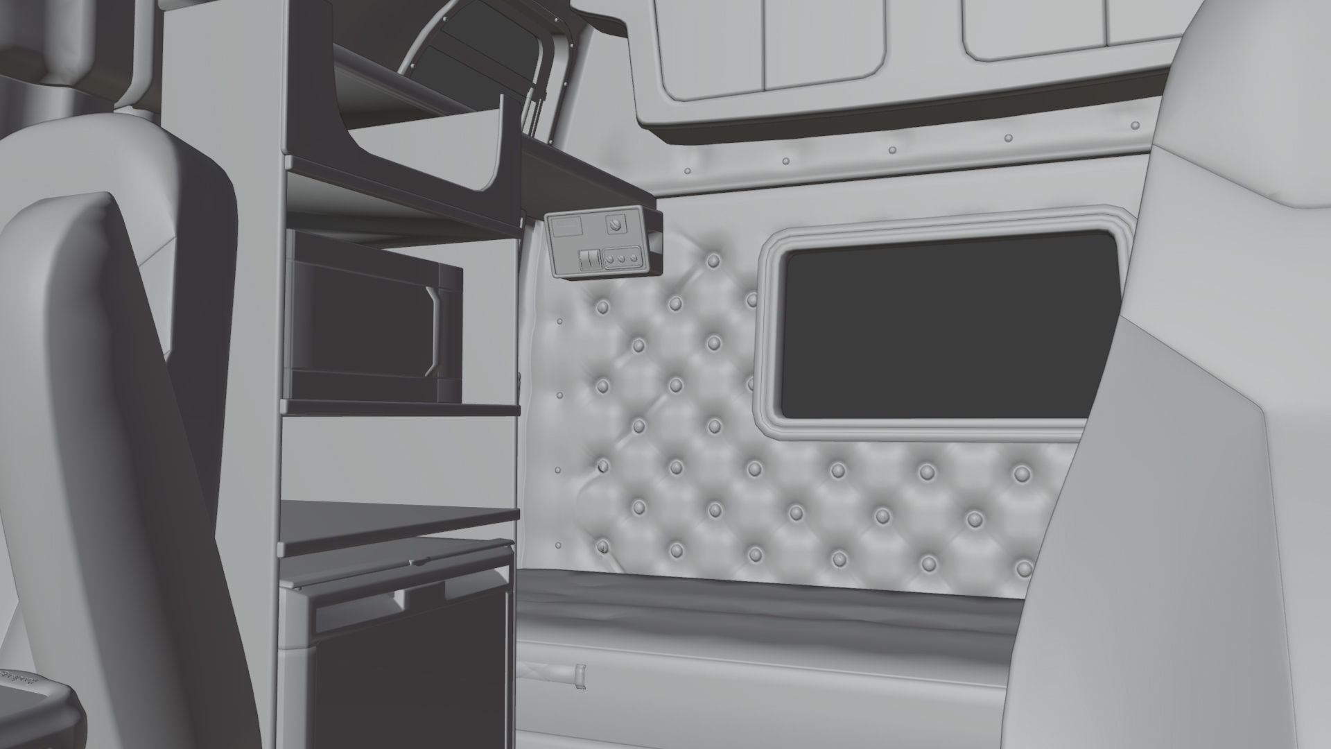 Western Star 4900 EX Semi Truck 3D model_25