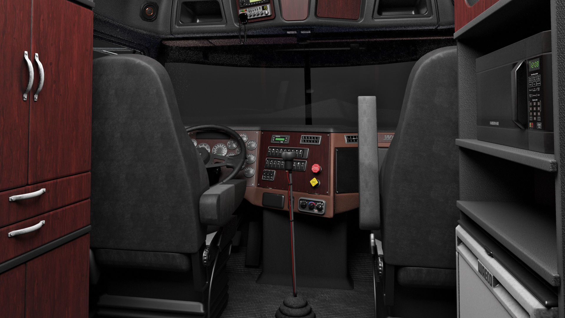 Western Star 4900 EX Semi Truck 3D model_3