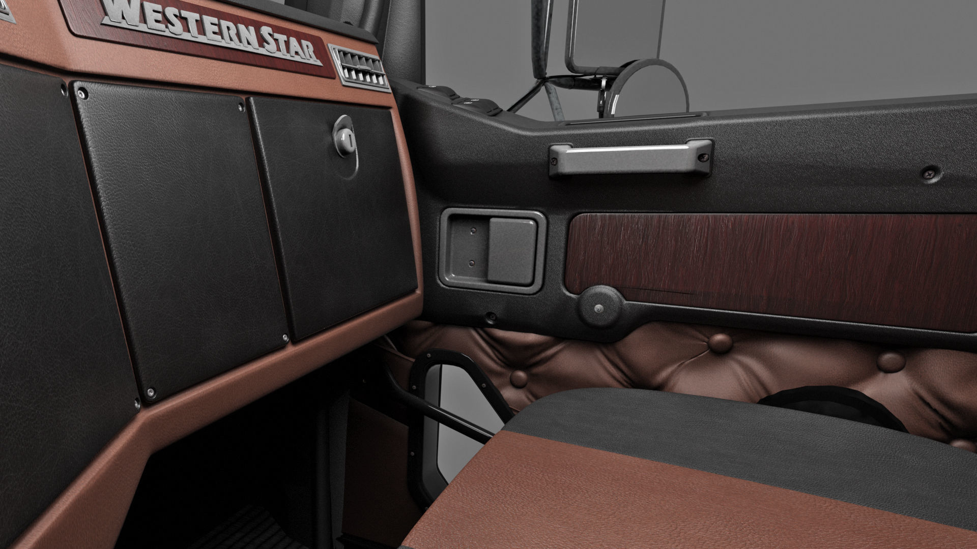Western Star 4900 EX Semi Truck 3D model_15