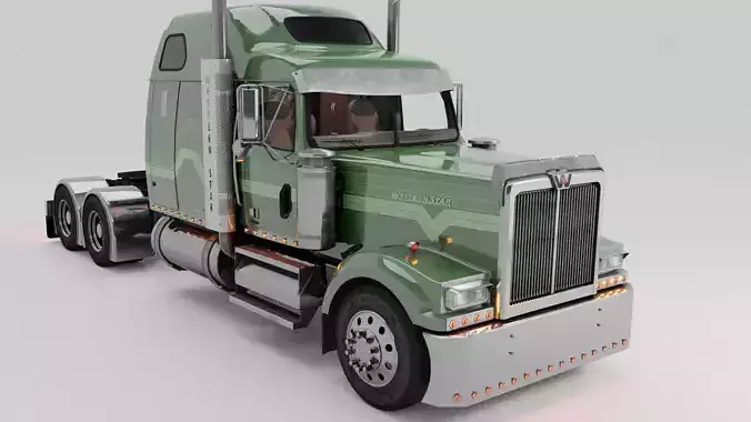 Western Star 4900 EX Semi Truck 3D model