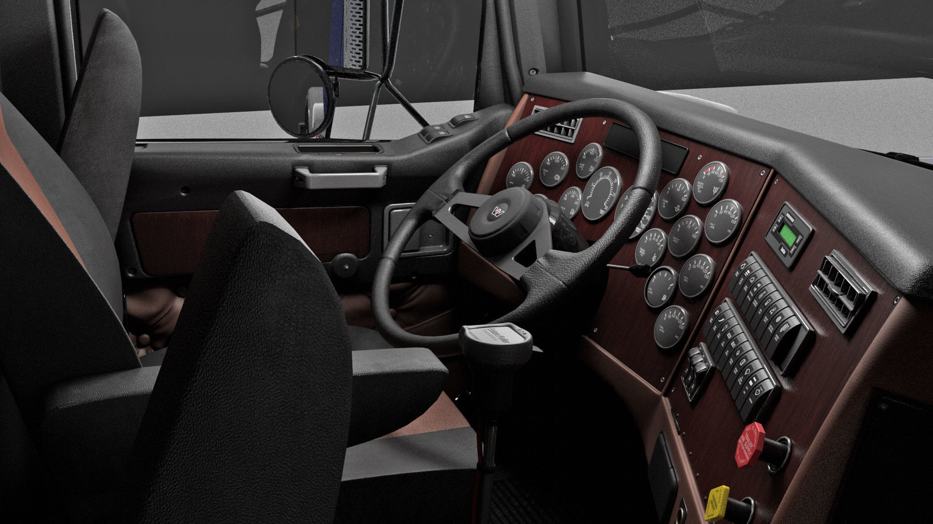 Western Star 4900 EX Semi Truck 3D model_1